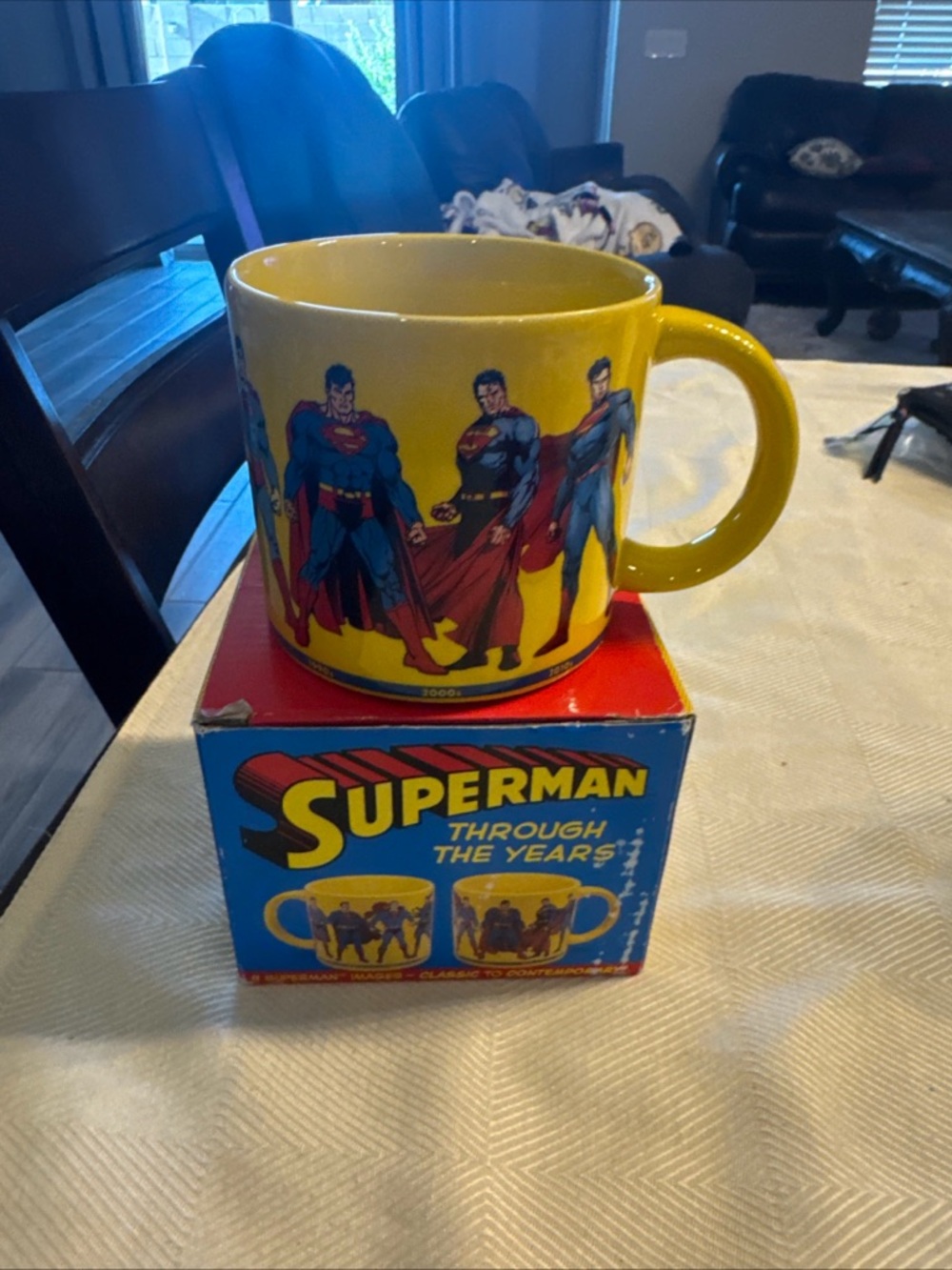 DC Comics Yellow 'Through the Years' Ceramic Mug - DC Comics